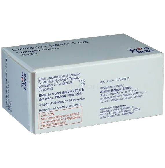 cintapro 1mg tablet 10's